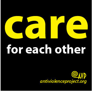 AVP sticker 2016 care for each other