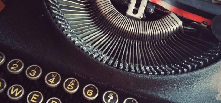 Public Relations (Outreach) Coordinator Job Posting A close up of a very stylish looking typewriter