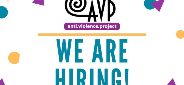 AVP is hiring a Volunteer Organizer! AVP is hiring a Volunteer Organizer!