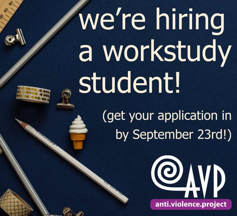 Be our work study student this year!