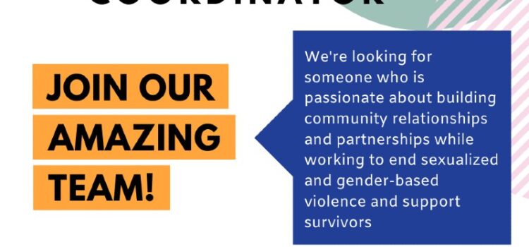 We’re hiring a Community Coordinator We’re hiring a Community Coordinator